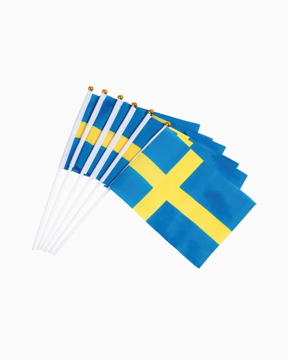 Handflagga Sverige 6-P